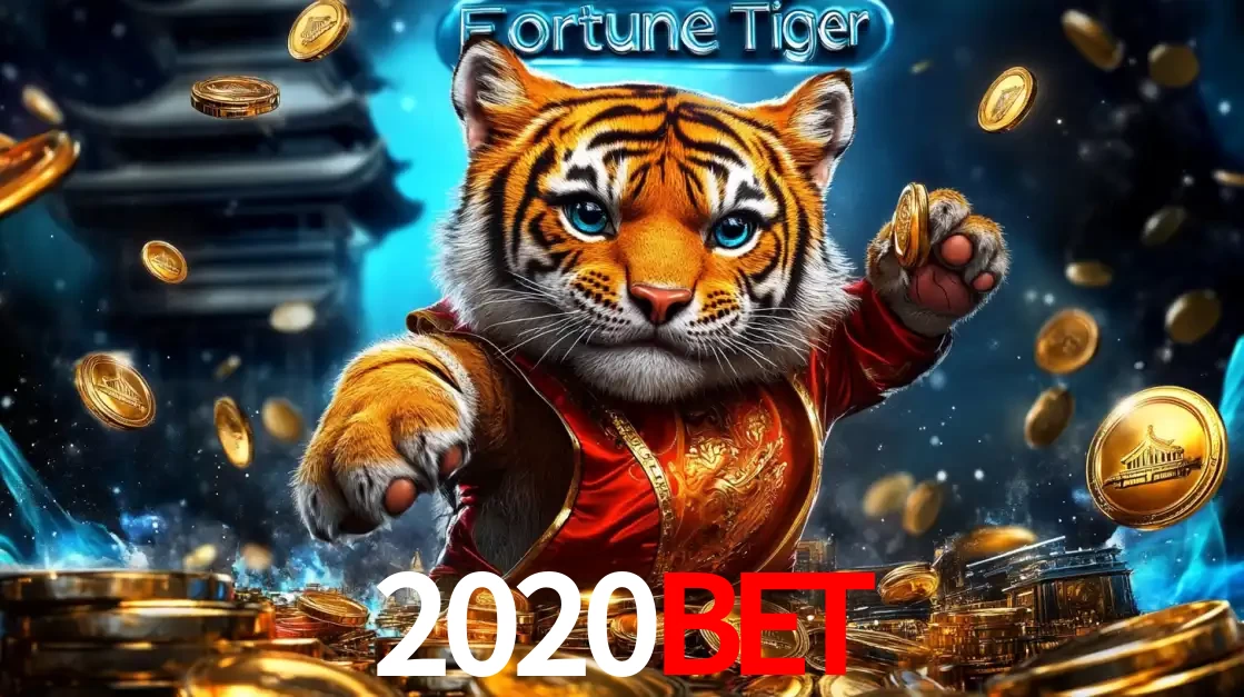 Imagem promocional do jogo de slot Fortune Tiger, com um tigre majestoso em traje tradicional cercado por uma fortuna em moedas de ouro, disponível agora no cassino 2020bet.